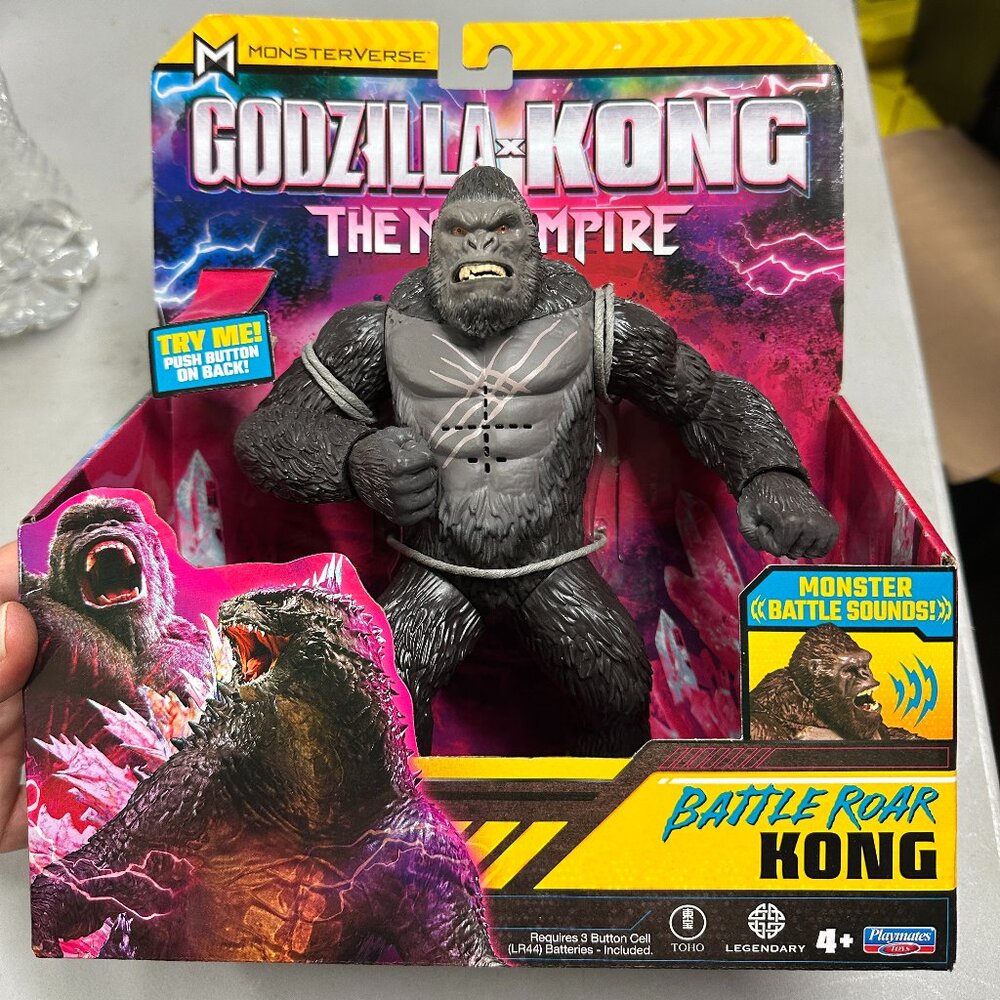 Godzilla X Kong - The New Empire Battle Roar Kong 7" Action Figure New in Box